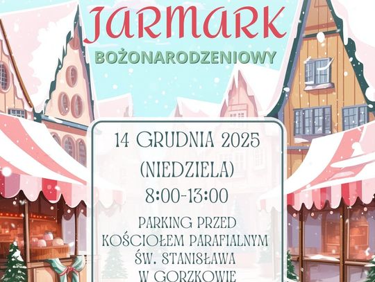 Jarmark odbędzie się w niedzielę, 14 grudnia.