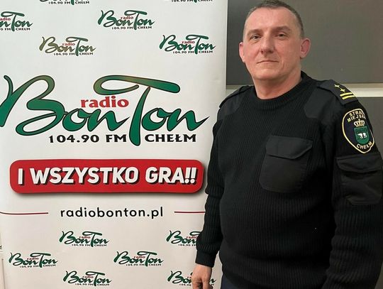 Gość Radia Bon Ton - Mariusz Gałęziowski - komendant Straży Miejskiej w Chełmie