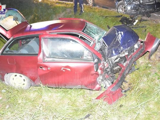 Groźna czołówka w Malinówce