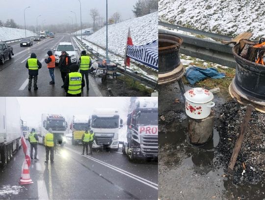 Kolejka na 58 km, 700 ciężarówek i 160 godzin czekania. Przewoźnicy protestują, a Ukraińcy krzyczą: "Smert' Lacham”