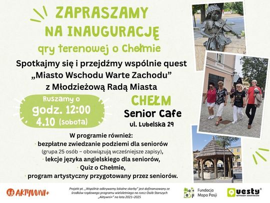 Chełm. Inauguracja gry terenowej "Miasto Wschodu Warte Zachodu"