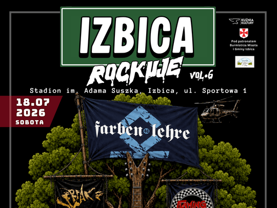 „Izbica Rockuje” po raz szósty zrzeszy miłośników cięższych brzmień 18 lipca w Izbicy.