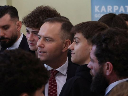 Karol Nawrocki w Tomaszowie Lubelskim. Młodzież pytała o rolnictwo, wojnę i Leppera [ZDJĘCIA]