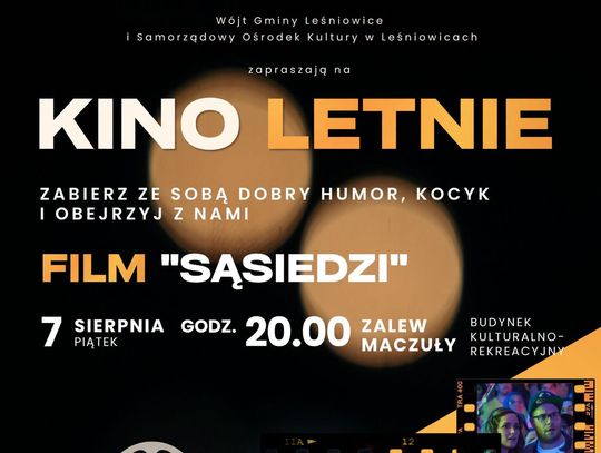 7 sierpnia o 20:00 nad zbiornikiem Maczuły w Horodysku odbędzie się bezpłatny seans kina letniego. W repertuarze komedia „Sąsiedzi”.