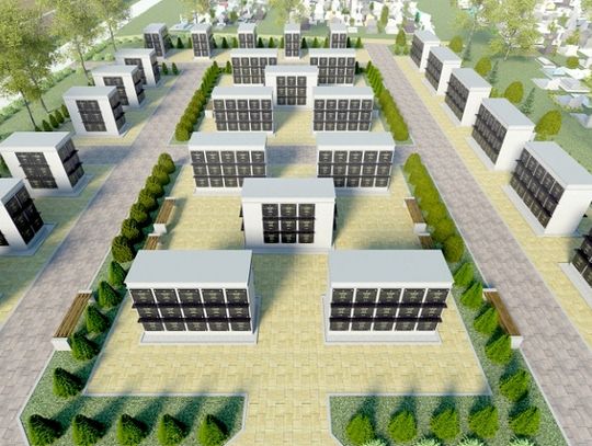 Kolumbarium prawie gotowe