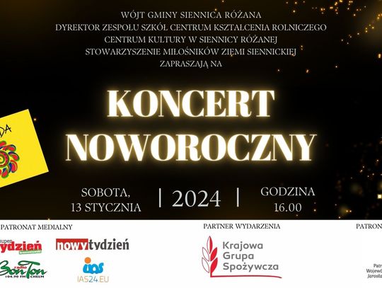 Koncert Noworoczny w Centrum Kultury w Siennicy Różanej