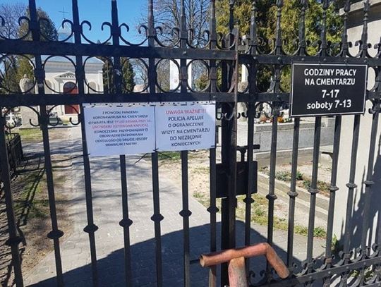 Koniec z wizytami na cmentarzu