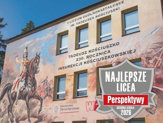 Perspektywy 2026.  I LO we Włodawie ze srebrną tarczą