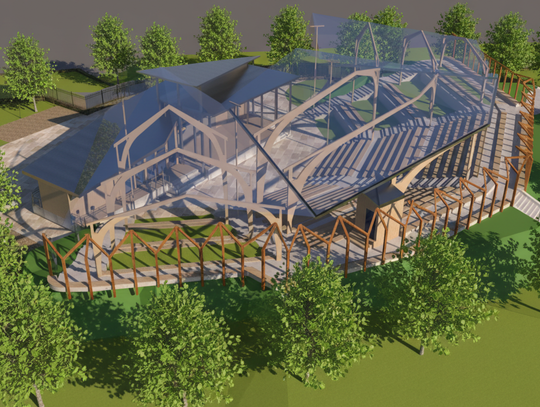 Krasnystaw. Dokumentacja projektowa amfiteatru na finiszu