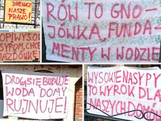 Krasnystaw. Dlaczego mieszkańcy ul. Kaczej protestują? Wywieszają banery a miasto prosi o cierpliwość