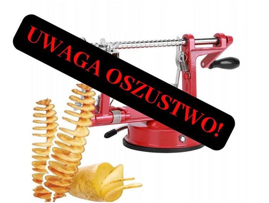 Krasnystaw. Chciał kupić nawigację, dostał maszynkę do frytek. Zamiast kierować - kroi spiralki