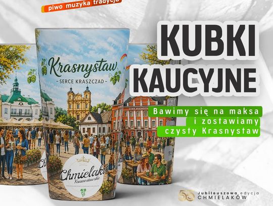 Krasnystaw. Kubek zamiast jednorazówki. Tak będzie działać system kaucyjny podczas Chmielaków
