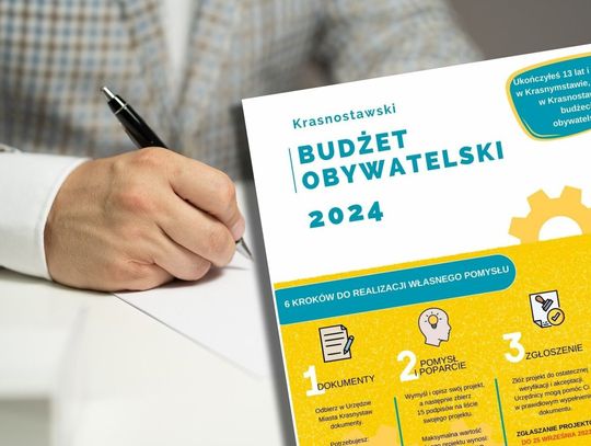 Krasnystaw. Można już zgłaszać pomysły do budżetu obywatelskiego 2024