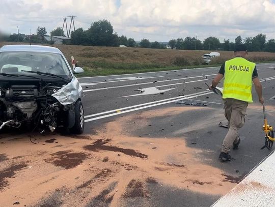 Krasnystaw. Nieustąpienie pierwszeństwa przejazdu przyczyną zderzenia na krajowej 17 [FILM]