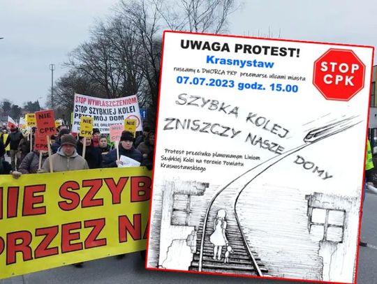 Krasnystaw. Przeciwnicy szprychy CPK zebrali tysiące podpisów, by pomóc Chełmowi