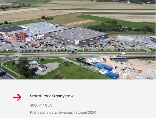 Krasnystaw. W miejscu Tesco powstanie Smart Park. Ma już 6 najemców