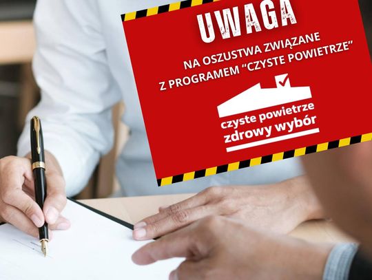 Na terenie gminy Wyryki pojawiają się próby wyłudzeń pod szyldem programu „Czyste Powietrze”.
