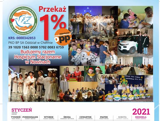 Kup kalendarz, pomóż hospicjum