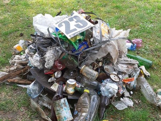 Lasy zasypane śmieciami