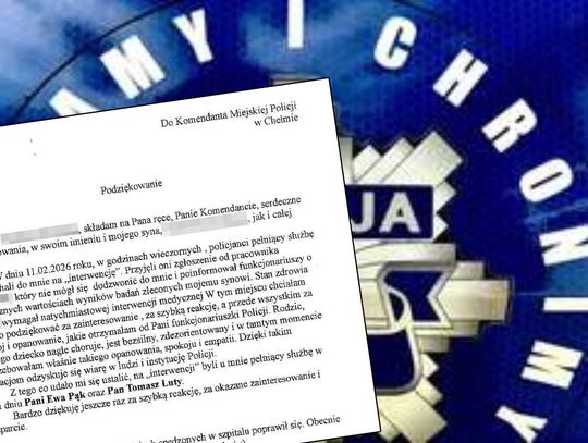 Liczyła się każda minuta. Policjanci z Chełma na ratunek choremu dziecku