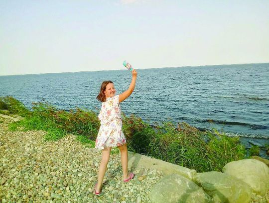 List Amelki schowany do butelki