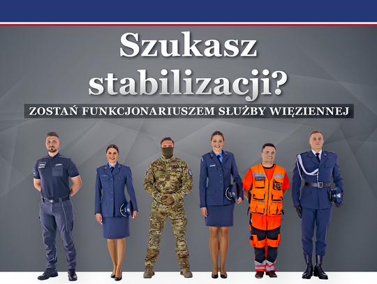 Jest praca w więzieniach w regionie. Znów poszukują funkcjonariuszy do służby