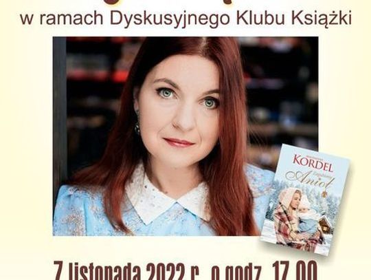 Magdalena Kordel i jej "Zagubiony anioł" w chełmskiej bibliotece