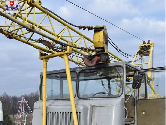 Mężczyzna zginął przygnieciony ramieniem dźwigu. Operator miał promil alkoholu