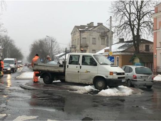 Miasto łata dziury po zimie