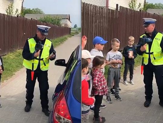 Mieli nietypowy Dzień Dziecka. Pomogli namierzyć kierowców po alkoholu [WIDEO] 