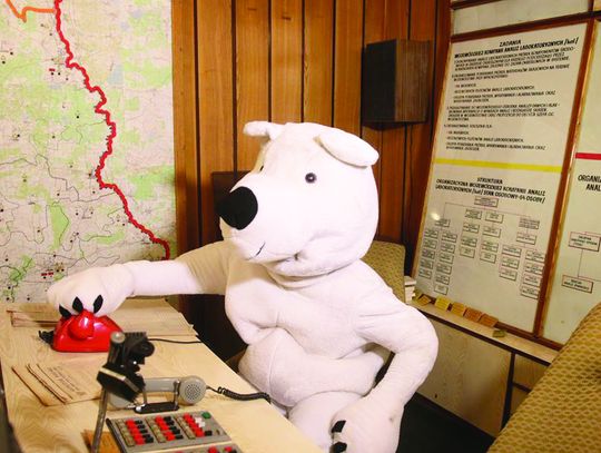 Mieszkańcy ochrzcili misia