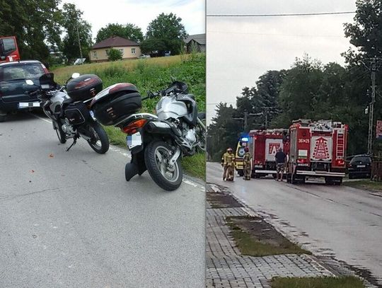 Na sygnale. Wypadek w Mościskach, pijany w Pobołowicach, kolizja w Strupinie