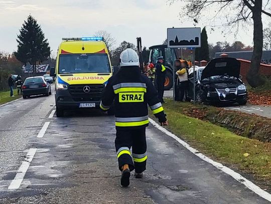 Na sygnale. Zderzenie z koparką, trzy pożary, próba samobójcza