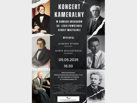 Nadchodzący koncert kameralny uświetni 80-lecie Państwowej Szkoły Muzycznej w Chełmie