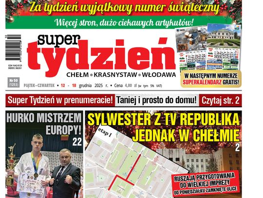 Najnowszy numer Super Tygodnia! Najważniejsze informacje! (12-12-2025)