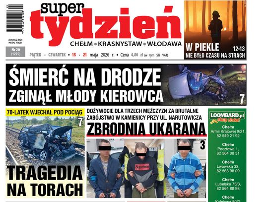 Najnowszy numer Super Tygodnia! Najważniejsze informacje! (15 maja 2026) Najnowszy numer Super Tygodnia! Najważniejsze informacje! (15 maja 2026)