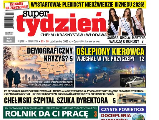 Najnowszy numer Super Tygodnia! Najważniejsze informacje! (23 października 2026)