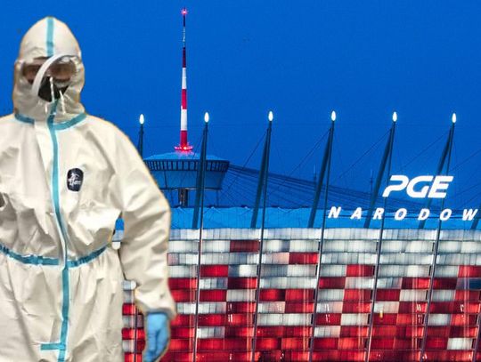 Nasi strażacy w szpitalu na Stadionie Narodowym