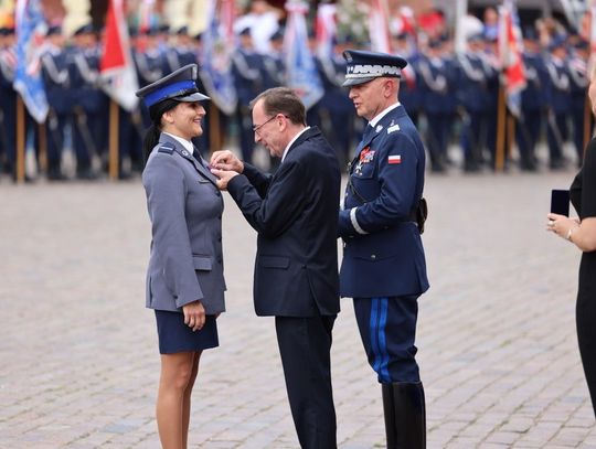 odznaczenie chełmskiej funkcjonariuszki medalem andrzeja struja