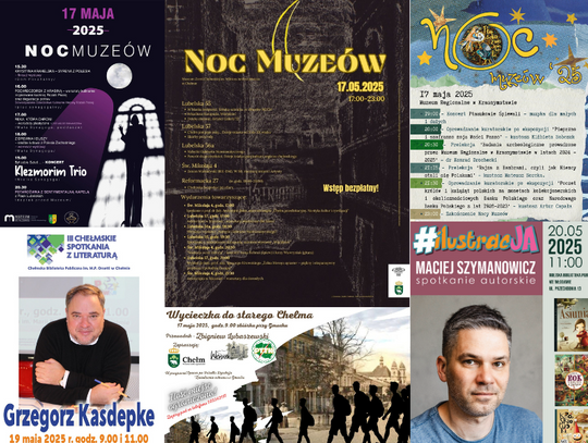 NIE PRZEGAP [16-20 maja] NOC MUZEÓW, WYSTAWY, SPOTKANIA, KONCERTY