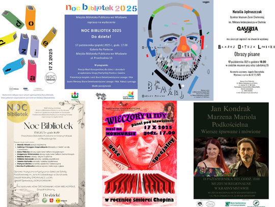 NIE PRZEGAP [17-19 października] KONCERTY, WYSTAWY, NOC BIBLIOTEK i inne