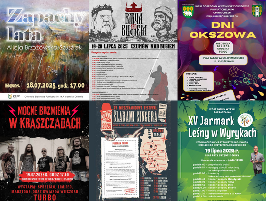 NIE PRZEGAP [17-20 lipca] WYSTAWY, BITWY, KONCERTY, PIKNIKI