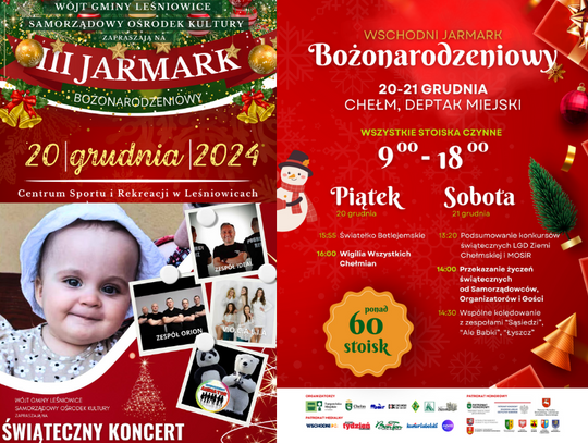 NIE PRZEGAP [20 - 22 grudnia] WIGILIA WSZYSTKICH CHEŁMIAN, KONCERTY, WYSTAWY