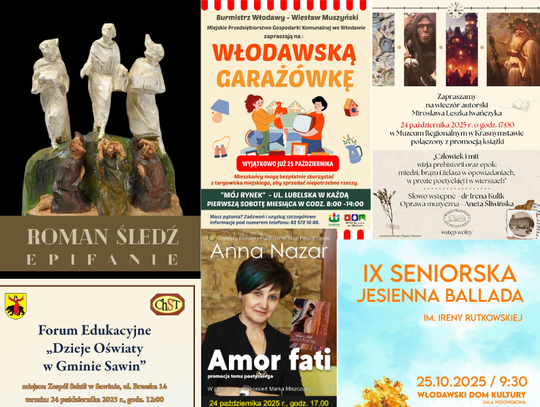 NIE PRZEGAP [24-26 października] POEZJA, WYSTAWY, SPORTOWE EMOCJE