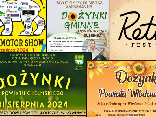 NIE PRZEGAP [31 sierpnia - 1 września] KONCERTY, DOŻYNKI, FESTYNY, WYSTAWY...