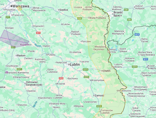 Niebo nad wschodnią Polską zamknięte dla cywilnych dronów [MAPY]