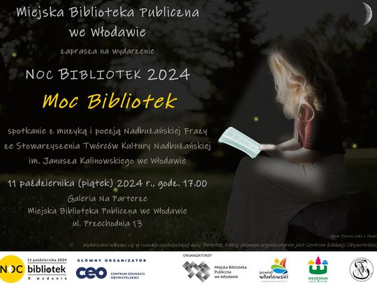 "Noc Bibliotek" we Włodawie – wieczór pełen poezji i muzyki