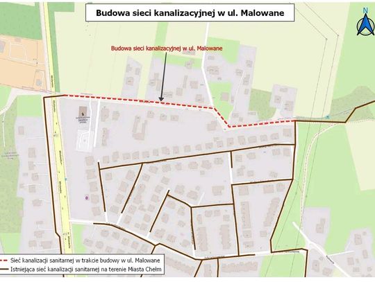 Nowa kanalizacja na ul. Malowane w Chełmie. Inwestycja ruszy jeszcze w tym roku