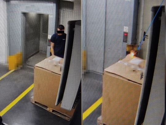 O włos od tragedii! Pracownik podpalił kartonowe pudełko z łatwopalnymi materiałami