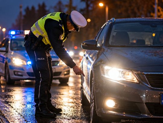 Policja patrzy na światła. Mandat to nie wszystko. Można stracić dowód rejestracyjny
